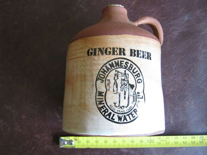 Johannesburg Mineral Water Replica Ginger Beer Bottle