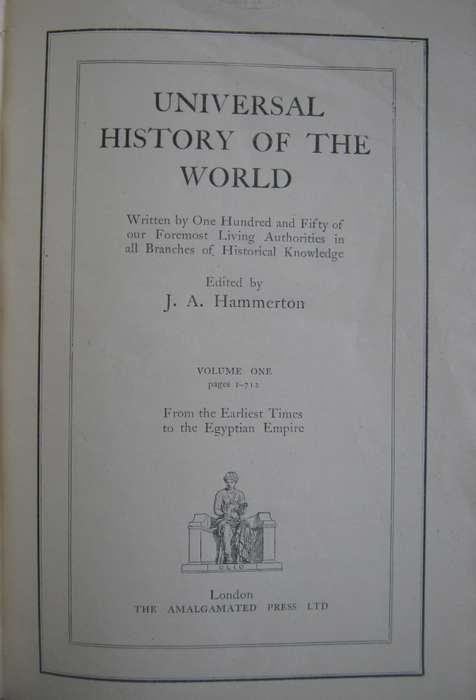 Universal History of the World - 5 Volumes  Fully Illustrated