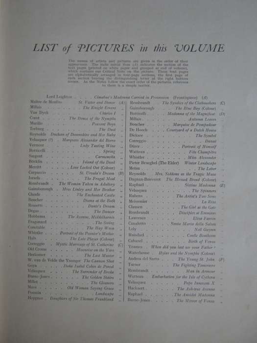 The Worlds Famous Pictures Old and Modern Masters. Volumes 1 & 2  Fully Illustrated