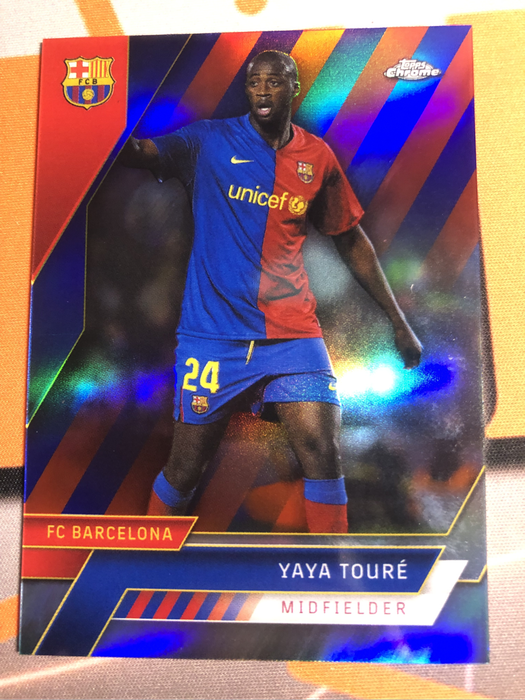 Yaya Toure NUMBERED out 99 Topps Barcelona 2023 soccer trading card 