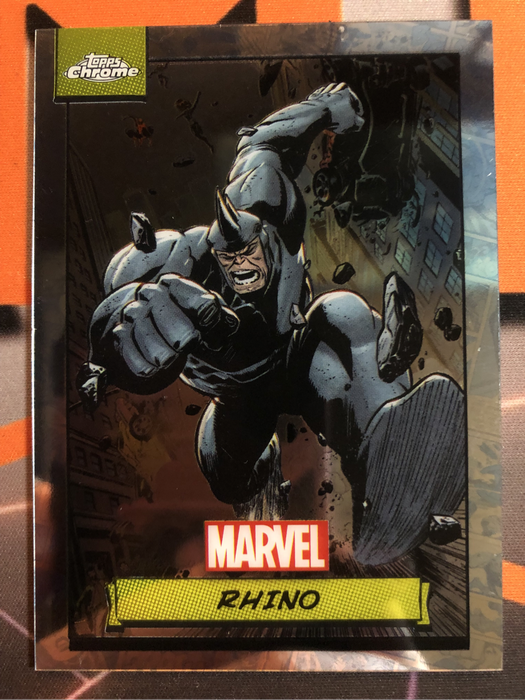 Rhino MARVEL Topps Chrome 2024 PREMIUM trading card