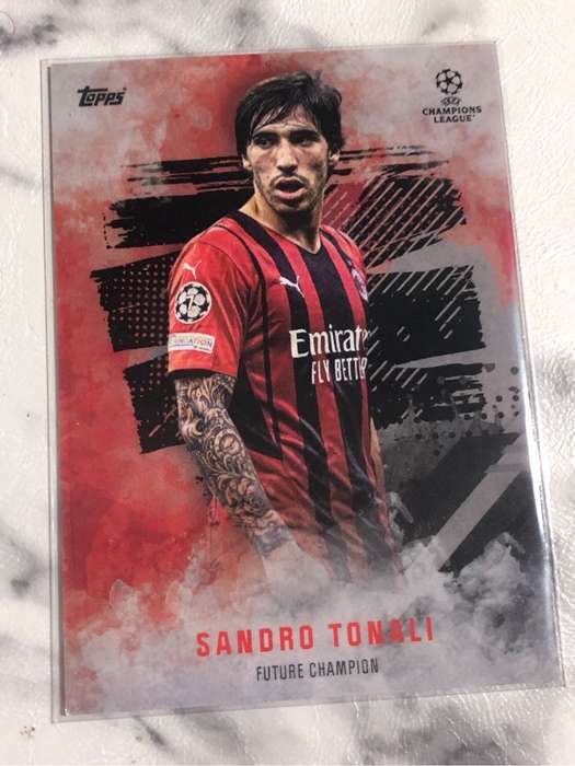 Sandro Tonali FUTURE CHAMPIONS Topps 2022 Soccer trading card