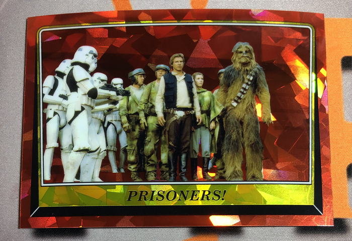 Star Wars RED SAPHIRE Topps Star Wars trading card