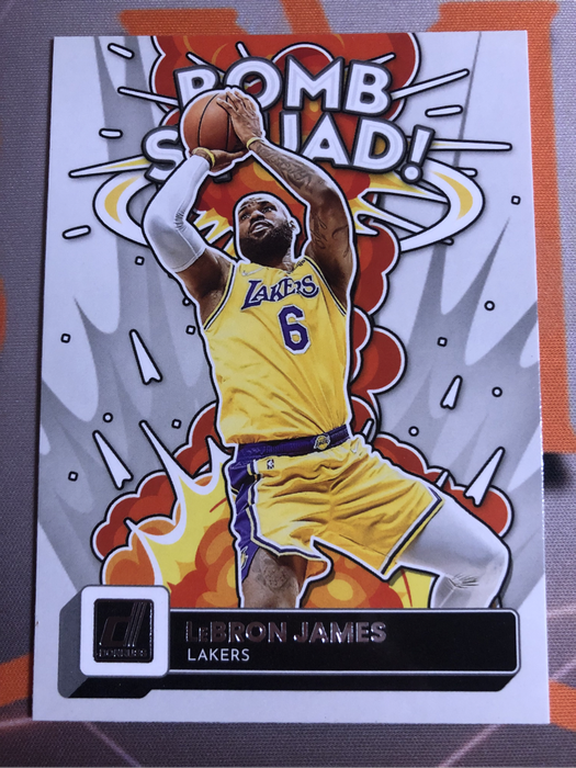 Lebron James BOMB SQUAD 2022 NBA Basketball trading card