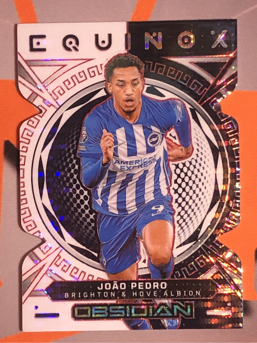 Joao Pedro NUMBERED out of 75 Equinox 2023 soccer trading card