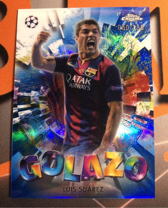 Luis Saurez GOLAZO Numbered out of 150 NEW Topps 2025 Soccer trading card