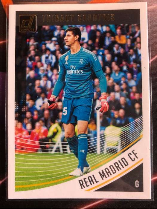 Thibaut Courtois RARE 2018 Donruss Soccer trading card