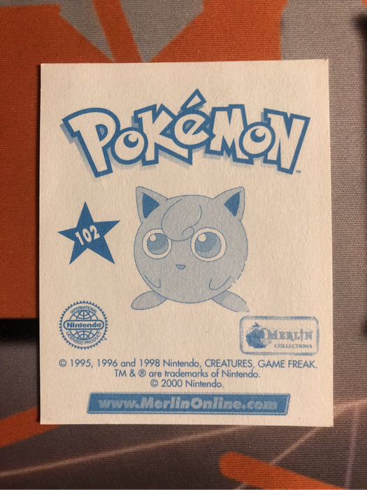 Gengar RARE Vintage 2000s Topps sticker (Near Mint condition)