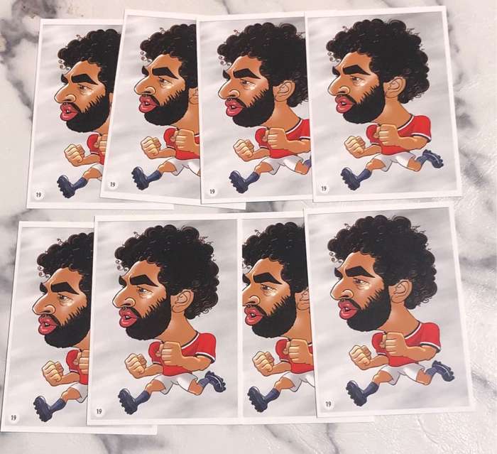 Salah SUPER Rare 2018 Russia World cup Zabibuskas sticker