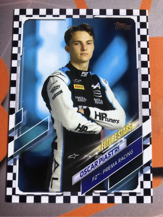 Oscar Piastri RARE Rookie Future Stars Formula One 2021 F1 Topps trading card