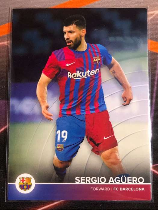 Sergio Agüero Topps FC Barcelona 2021 Soccer trading card