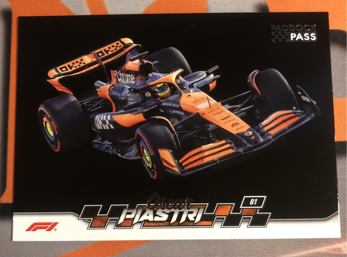 Oscar Piastri RARE Formula One 2024 F1 trading card