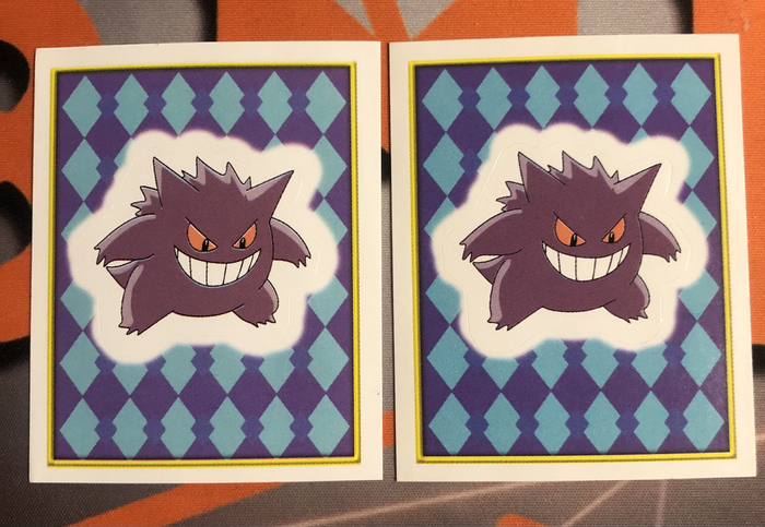 Gengar RARE Vintage 2000s Topps sticker (Near Mint condition)