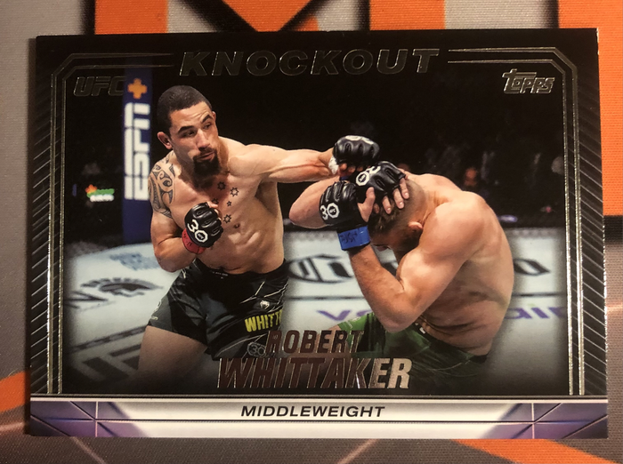 Robert Whittaker Rare HIGH END Topps KNOCKOUT 2024 UFC trading card