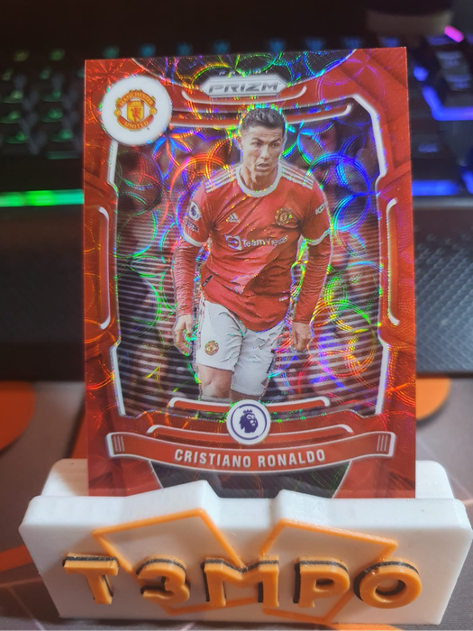 Cristiano Ronaldo NUMBERED out of 29 Super RARE Prizm 2022 PRIZM choice Soccer trading card