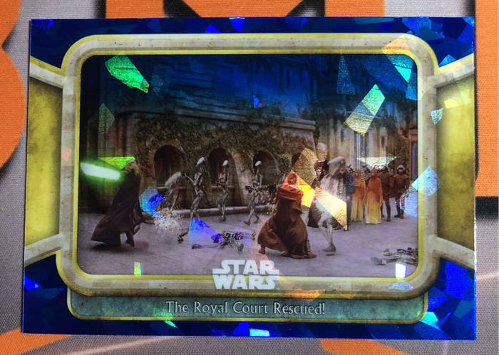 Star Wars Blue SAPHIRE Star Wars trading card