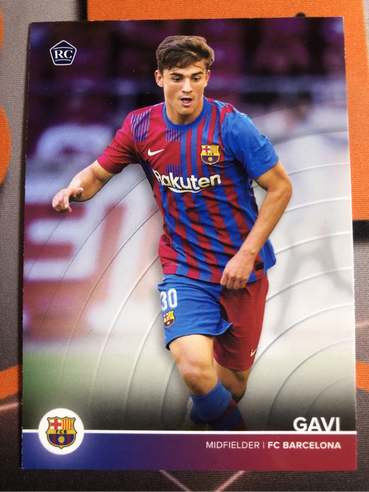 Gavi ROOKIE 2021 Soccer trading card