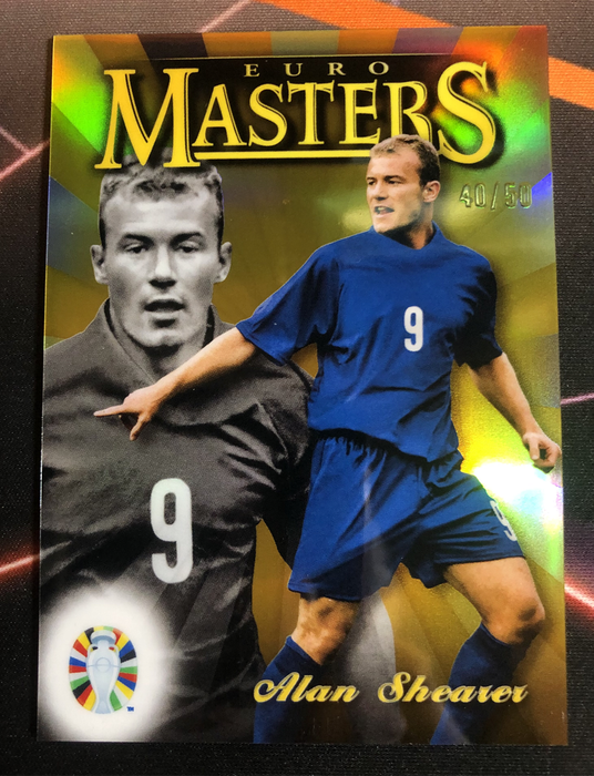 Alan Shearer NUMBERED out of 50 Soccer trading card