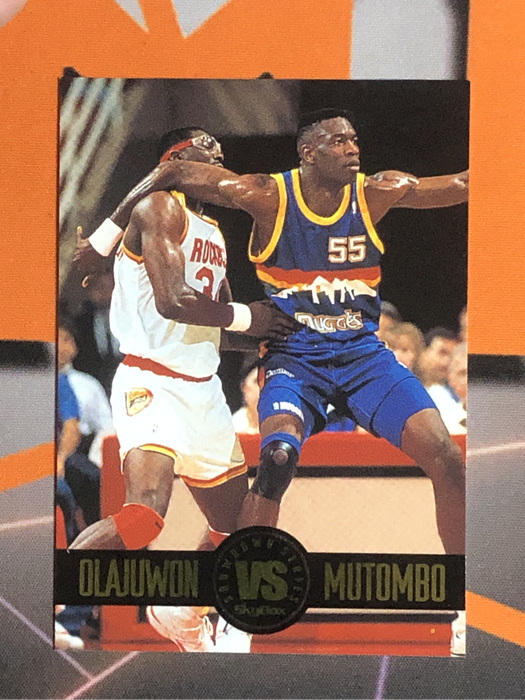 Hakeem Olajuwon VS Skybox 1993 NBA Basketball trading card