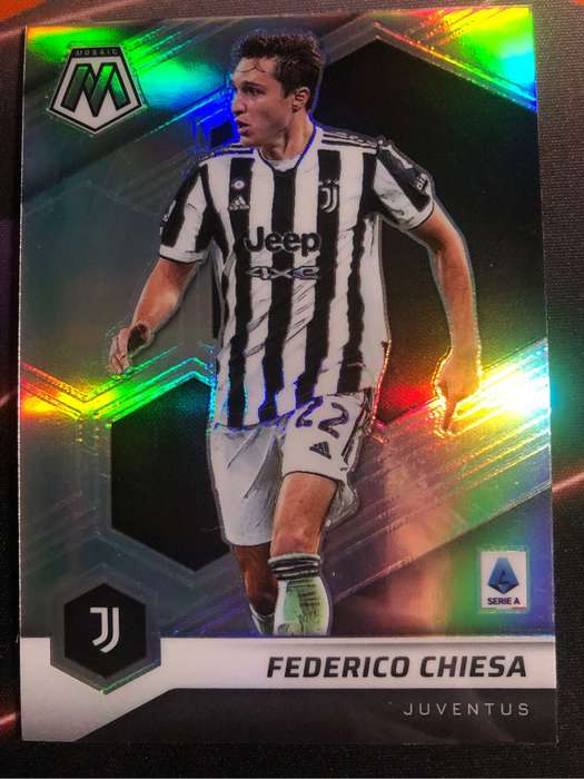 Federico Chiesa REFRACTOR Serie A Mosaic 2021 soccer trading card