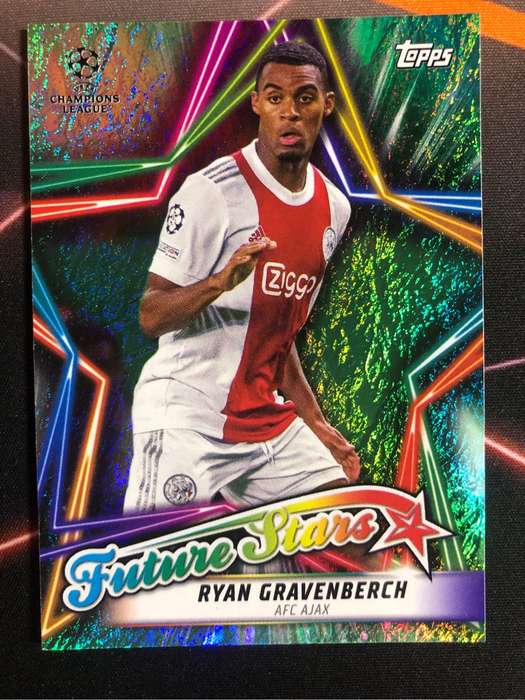 Ryan Gravenberch TOPPS Jade edition 2022 Soccer trading card