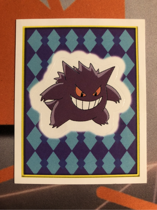 Gengar RARE Vintage 2000s Topps sticker (Near Mint condition)