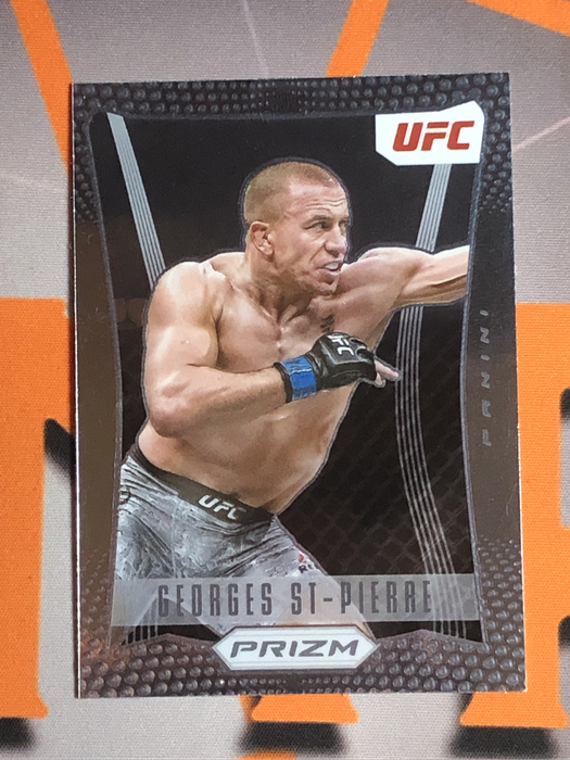 George St-Pierre PRIZM 2023 UFC trading card