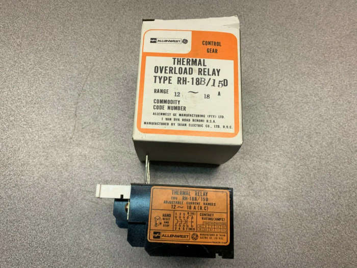 Thermal Overload Relay RH-18B/15D Allenwest