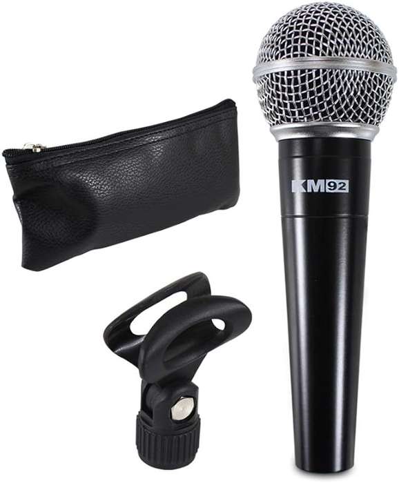 Studiomaster KM92 Wired Balanced Cardoid Vocal DJ Microphone. STUDIO QUALITY
