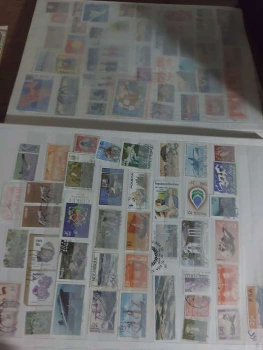 Stamp collection of 1500 stamps. some unique and valuable.
