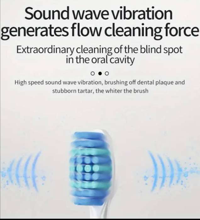 Rechargeable Electric Toothbrush With 5 Cleaning Modes   (4 Brush Heads included)