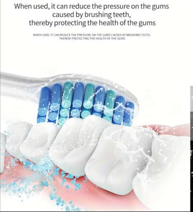 Rechargeable Electric Toothbrush With 5 Cleaning Modes   (4 Brush Heads included)