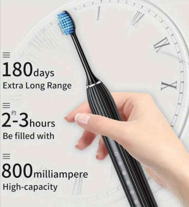 Rechargeable Electric Toothbrush With 5 Cleaning Modes   (4 Brush Heads included)