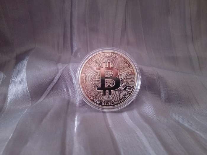 Collectible Silver Bitcoin (Approx 40mm)