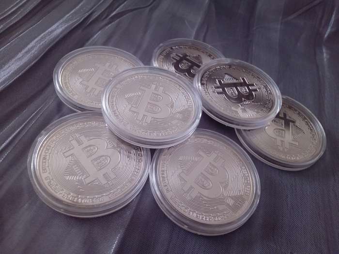 Collectible Silver Bitcoin (Approx 40mm)