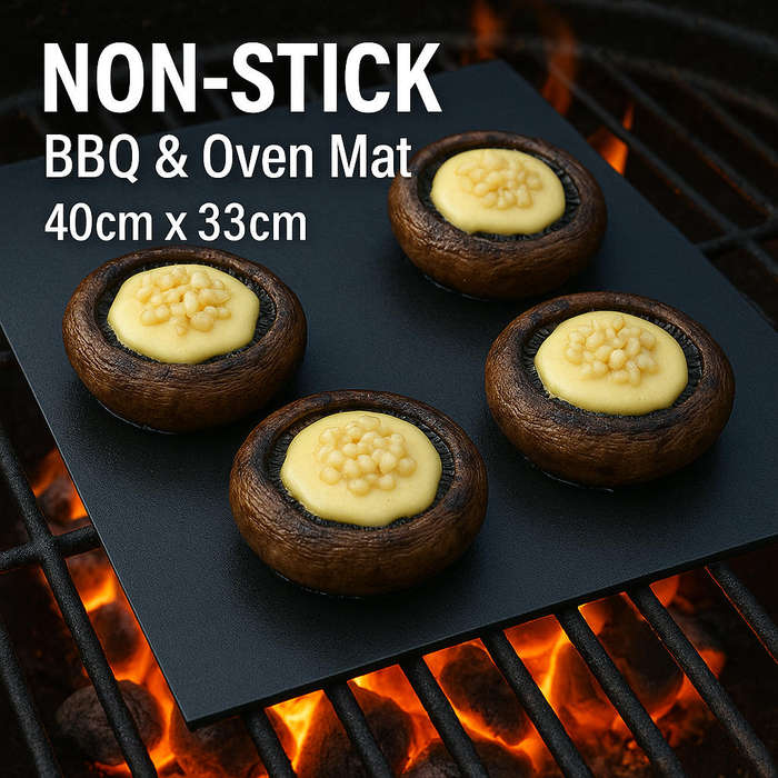 2x Non-Stick braai & Oven Mats