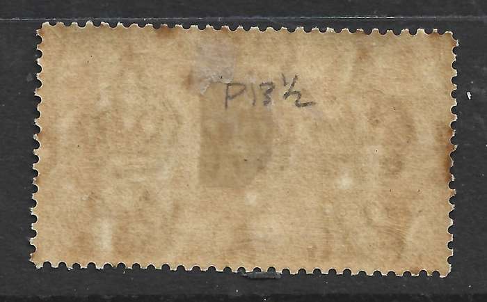 Ascension Island, GVIR, 1938, 1d perf 13.5, MH * heavy tone