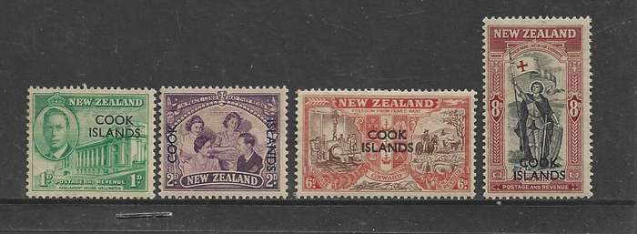 Cook Islands, GVIR, 1949, Peace Issue, MH *