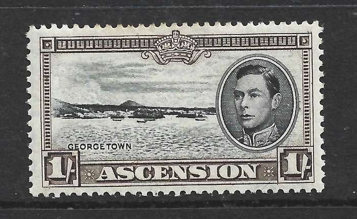 Ascension Island, GVIR, 1938, 1/ perf 13.5, MH * gum tone