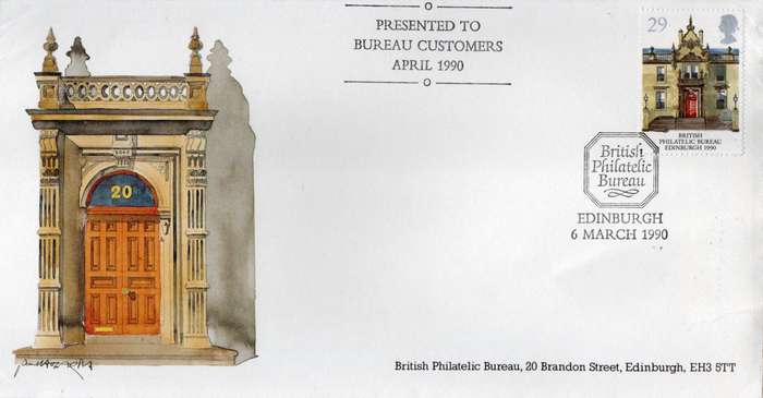 Great Britain,  Presented to bureaux customers, APRIL 1990