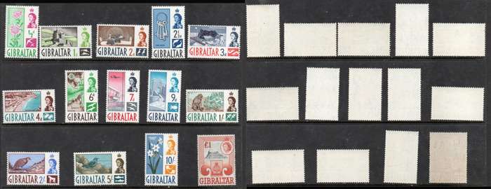 Gibraltar, EIIR, 1960, 1/2d - £1, MNH **