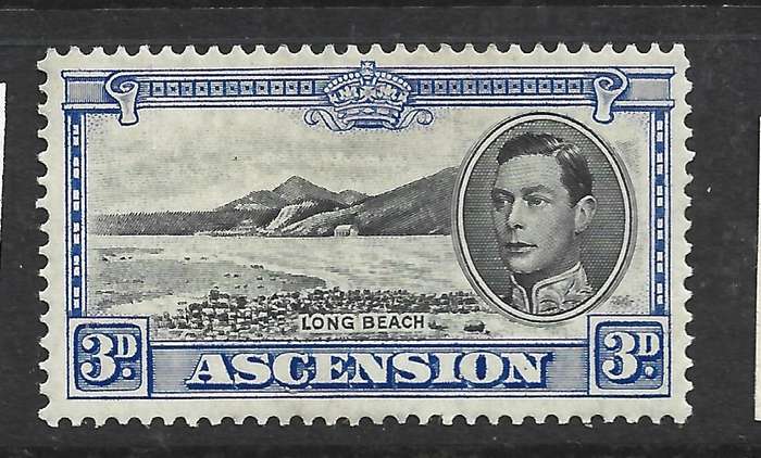 Ascension Island, GVIR, 1938, 3d perf 13.5, MH *