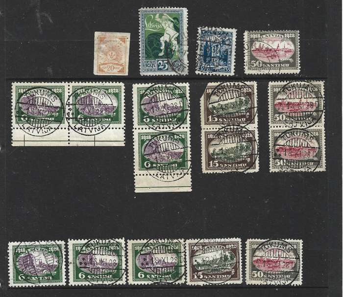 Latvia 1928, 10th anniversary of Independence, used