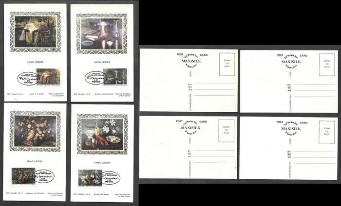 South Africa, 1985, Frans Oerder, Silk Maximum Cards, No 107 / 500, cancel PRETORIA 1985-02-22
