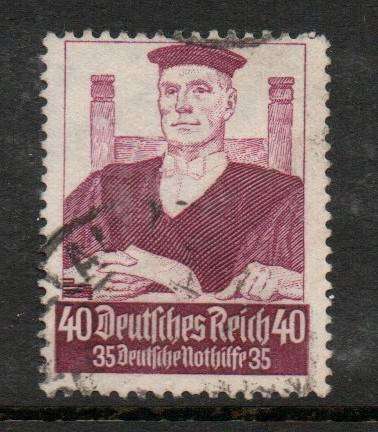 Germany, 1934, 40pf + 40ph, Judge, Welfare Fund, used