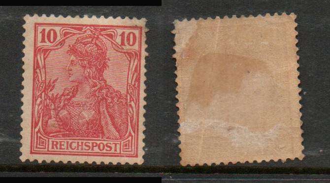 Germany, Democratic Republic, 1952, 12pf, dark blue, MH *
