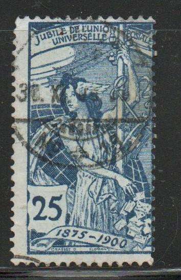 Switzerland, 1900, Universal Postal Union, 25c blue, used