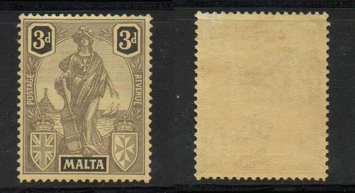 Malta, 1922, 3d,  MH *