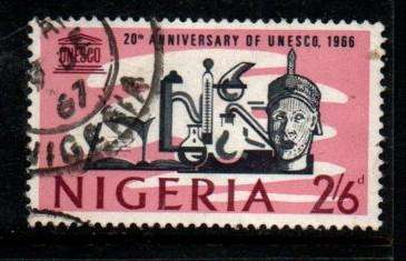 Nigeria, 1966, UNESCO 25th Anniversary, 2s6d, good used