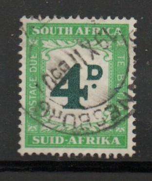 South Africa 1950, 4D postage due (SUID-AFRIKA), used